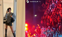 Hande Erçel  Justin Timberlake konserinde