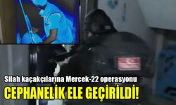 Silah kaçakçılarına Mercek-22 operasyonları: Cephanelik ele geçirildi!