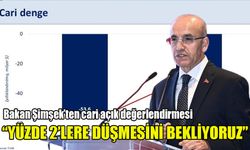 Mehmet Şimşek'ten cari açık değerlendirmesi: 3. çeyrekte yüzde 2'ye gerilemesini bekliyoruz