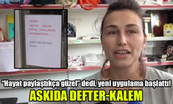 İhtiyaç askıda defter ve kalem uygulaması