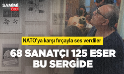 NATO’ya karşı kalemle boyayla fırçayla ses verdiler: 68 sanatçı 125 eser bu sergide