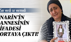 Narin’in annesinin ifadesi ortaya çıktı!