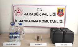 Karabük'te sahte alkol operasyonu