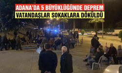 Adana'da korkutan deprem