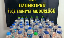 Edirne'de kaçak alkol operasyonu yapıldı