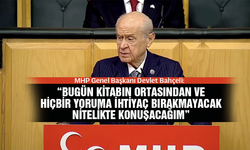 MHP Lideri Devlet Bahçeli grup toplantısında konuşuyor