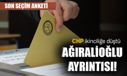 Son seçim anketi... Ağıralioğlu ayrıntısı!...  CHP ikinciliğe düştü