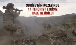 Suriye'nin kuzeyinde 14 terörist etkisiz hale getirildi