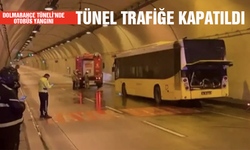 Dolmabahçe Tüneli’nde otobüs yangını: Tünel trafiğe kapatıldı