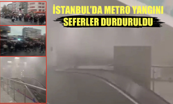 İstanbul'da metro yangını: Seferler durduruldu