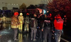 İstanbul'da yolcu otobüsü devrildi: 2 ölü, 18 yaralı