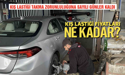 Lastikçilerde kış yoğunluğu başladı