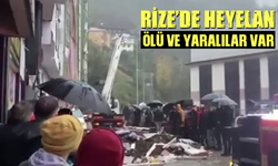 Rize'de heyelan: Ölü ve yaralılar var