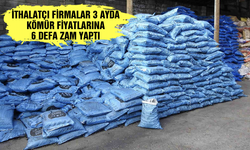 Son 3 aydır ithalatçı firmalar kömür fiyatlarına 6 defa zam yaptılar