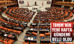 TBMM'de yoğun gündemli hafta başlıyor