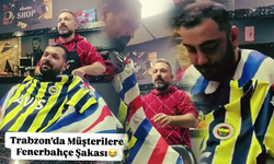 Trabzonlu berberin Fenerbahçe şakası viral oldu