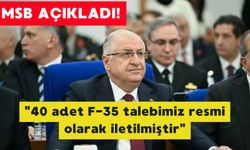 MSB kaynakları açıkladı:  40 adet F-35 satın almak istediğimizi ABD'ye ilettik