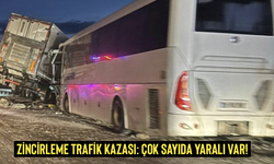 Otobüs, tır ve otomobille çarpıştı: 30 kişi yaralandı