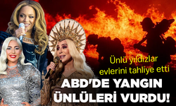 ABD'de yangın ünlüleri vurdu! Ünlü yıldızlar evlerini tahliye etti