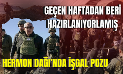 Geçen haftadan beri hazırlanıyorlar... İsrail Hermon Dağı'nda