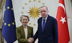 Cumhurbaşkanı Erdoğan, AB Komisyonu Başkanı von der Leyen'le bir araya geldi