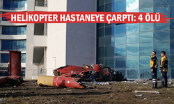 Yoğun sis nedeniyle binaya çarpan ambulans helikopter düştü: 4 ölü