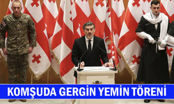 Komşuda yeni cumhurbaşkanı protestoların gölgesinde yemin etti