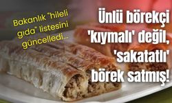 Bakanlık hileli gıda listesini paylaştı... Sen de mi Sarıyer!?