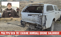 PKK/YPG’den TRT ekibine bombalı drone saldırısı!