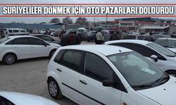 Suriyeliler dönmeye başladı! Oto pazarlar doldu taştı