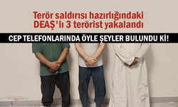 Terör saldırısı hazırlığındaki DEAŞ'lı 3 terörist yakalandı