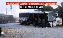 Yolcu otobüsü akaryakıt istasyonundan çıkan tıra çarptı: Ölü ve yaralılar var