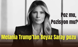 Melania Trump’ın Beyaz Saray'daki "yeni" pozu