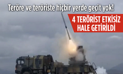 4 PKK/YPG’li terörist etkisiz hale getirildi