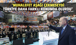 Cumhurbaşkanı Erdoğan: Muhalefet aşağı çekmeseydi Türkiye daha farklı konumda olurdu