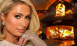 Los Angeles alevler altında! Paris Hilton'un evi kül oldu