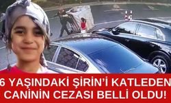 6 yaşındaki Şirin’i öldüren caninin cezası belli oldu!