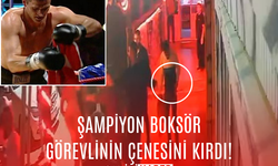 Şampiyon boksör görevlinin çenesini kırdı!