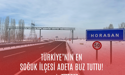 Türkiye'nin en soğuk ilçesi adeta buz tuttu!