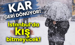 Kar geri dönüyor! Kış henüz sona ermedi...