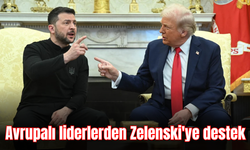 Avrupalı liderlerden Zelenski'ye destek