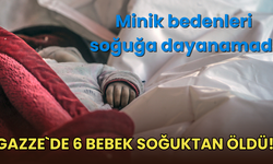 Gazze'de 6 bebek soğuktan öldü!