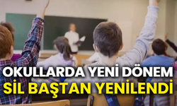 Okullarda yeni dönem! Sil baştan yenilendi