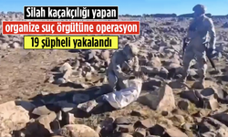 Silah kaçakçılığı yapan organize suç örgütüne operasyon: 19 şüpheli yakalandı