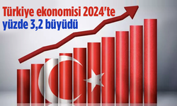 Türkiye ekonomisi 2024'te yüzde 3,2 büyüdü