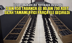 Bakan Yerlikaya duyurdu! Silah kaçakçılarına operasyon