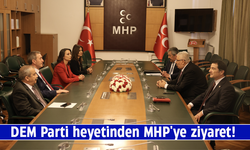 DEM Parti heyetinden MHP'ye ziyaret!