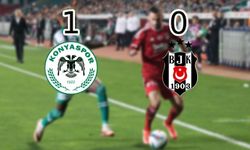 Konyaspor 9 kişiyle Beşiktaş’ı 1-0 mağlup etti