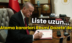 Liste uzun... Atama kararları Resmi Gazete'de