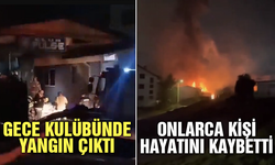 Kuzey Makedonya'da gece kulübünde yangın çıktı : 50 kişi hayatını kaybetti